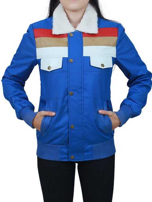seventeen-blue-leather-jacket-for-womens