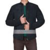 tom mens black leather jacket