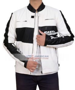 Fast-Diesel-Black-and-White-Racer-Motorcycle-Leather-Jacket