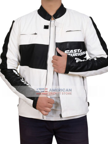Fast-Diesel-Black-and-White-Racer-Motorcycle-Leather-Jacket
