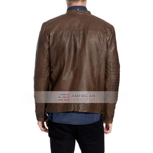 Mens-Classic-Waxed-Brown-Jacket