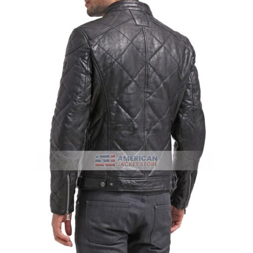 Mens-Diamond-Quilted-Black-Leather-Jacket