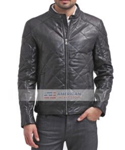 Mens-Diamond-Quilted-Leather-Jacket