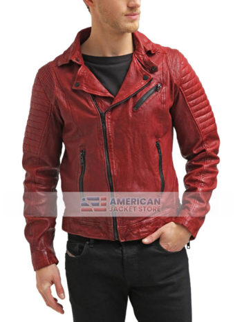 Mens-Waxed-Sheepskin-Leather-Jacket