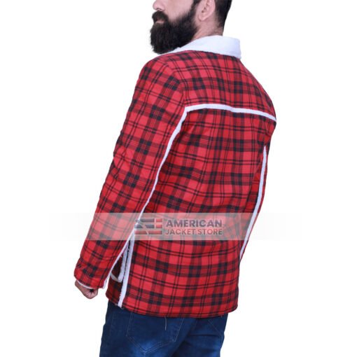 Ryan-Red-Plaid-Shearling-Jacket