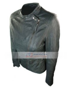 Stylish-Women-Moto-Lambskin-Grey-Leather-Jacket