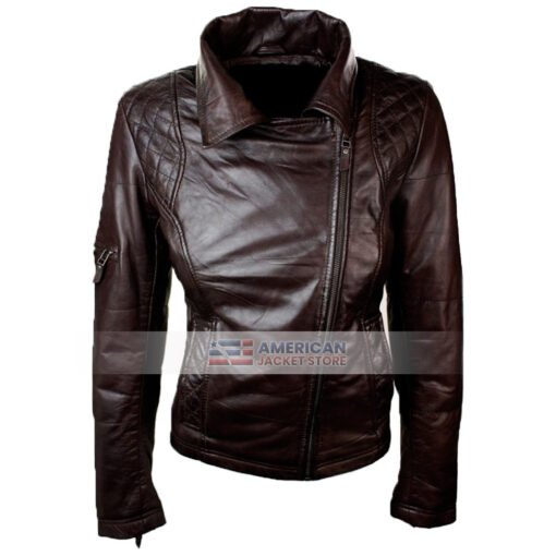 Stylish-Womens-Brown-Hooded-Leather-Jacket