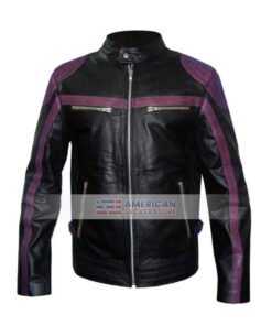 mens-purple-strips-biker-jacket