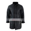 Mens-Winter-Hooded-Black-Shearling-Jacket