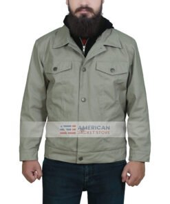 caual hooded cotton jacket