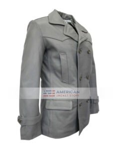 men-classic-german-grey-Leather-pea-coat