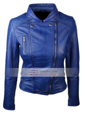 womens-quilted-blue-leather-jacket