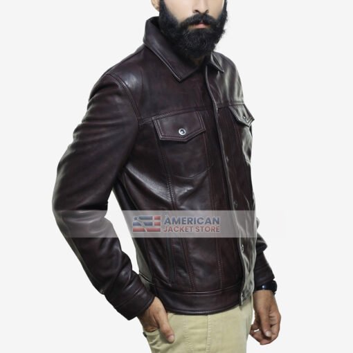 austin-classic-waxed-vintage-brown-leather-jacket