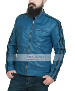 barnett-mens-street-style-casual-blue-leather-jacket