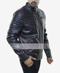 jordan-double-zipper-black-biker-leather-jacket
