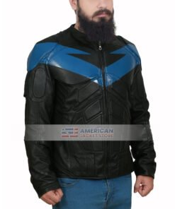 halloween-costume-nightwing-batman-black-leather-jacket