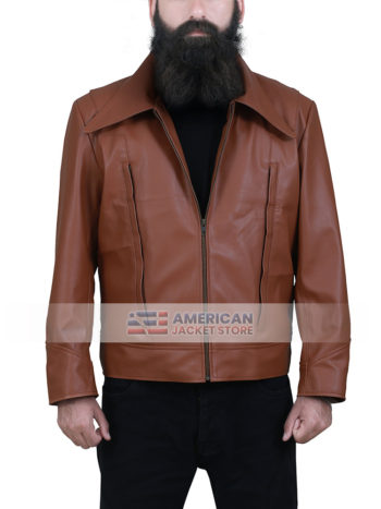 hugh-mens-brown-leather-jacket