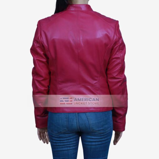victoria-biker-womens-pink-leather-jacket