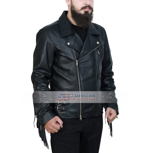 timberlake-motorcycle-black-fringe-leather-jacket