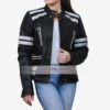 white-straps-womens-motorcycle-black-leather-jacket