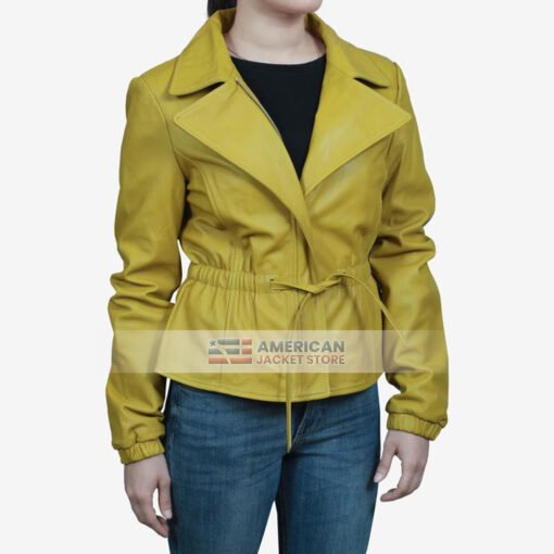 womens-yellow-leather-jacket