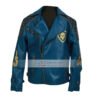 Mitchell Hope King Ben Descendants 2 Blue Studded Leather Jacket
