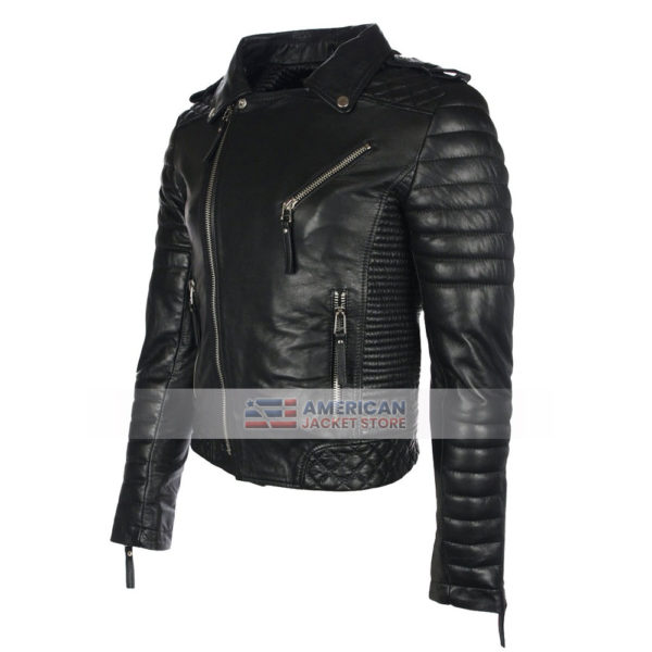 Men's Fashion Micheals Boda Black Biker Leather Jacket - American ...