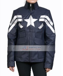 Captain America Jacket Womens