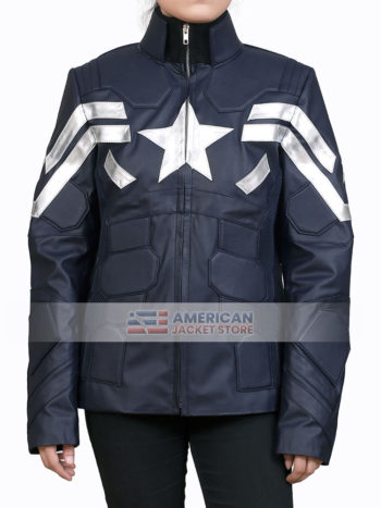 Captain America Jacket Womens