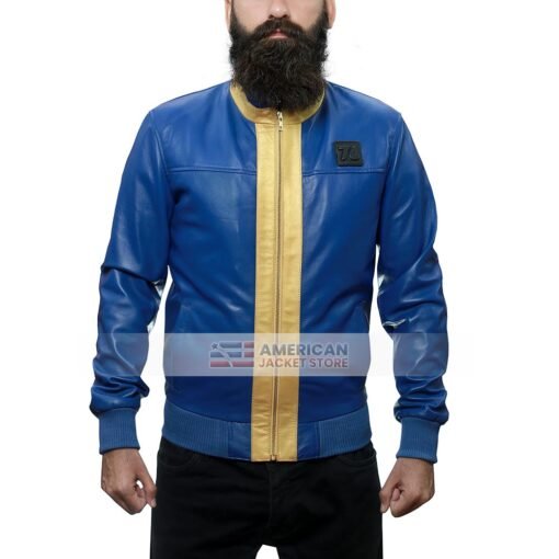 Fallout 76 Vault Mens Leather Jacket