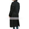 Womens Discovery Of Witches Aiysha Black Long Trench Coat