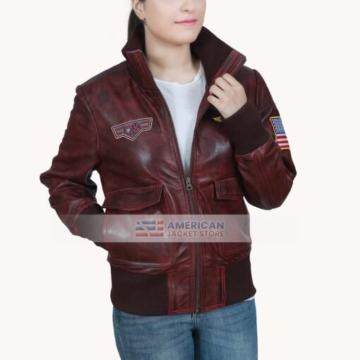 Brie Larson Captain Marvel Flight Bomber Jacket