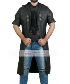 Mens Reaper Leather Coat with Vest