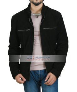Captain America Avengers Endgame Chris Evans Suede Leather Jacket