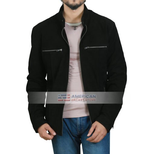 Captain America Avengers Endgame Chris Evans Suede Leather Jacket