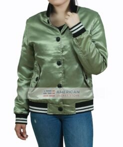 Jodie Comer Stain Bomber Jacket