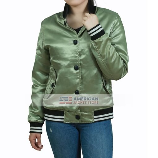 Jodie Comer Stain Bomber Jacket