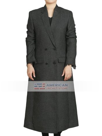 Natasha Lyonne Russian Doll Grey Coat