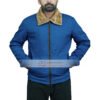 Tom Hardy Blue Shearling Jacket