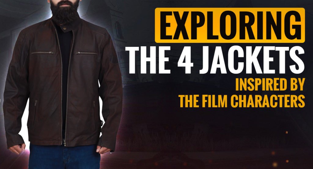 Distressed Brown Leather Jackets for Mens