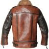 Real Sheepskin Bomber Leather Jacket