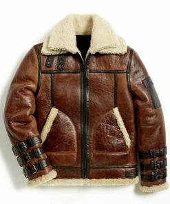 Mens B3 Bomber Real Shearling Sheepskin Jacket