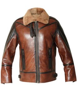 B3 Real Sheepskin Leather Jacket for Men