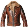 B3 Real Sheepskin Leather Jacket for Men