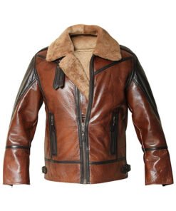 B3 Real Sheepskin Leather Jacket for Men