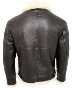 Pilot Aviator Mens B3 Real Sheepskin Leather Jacket