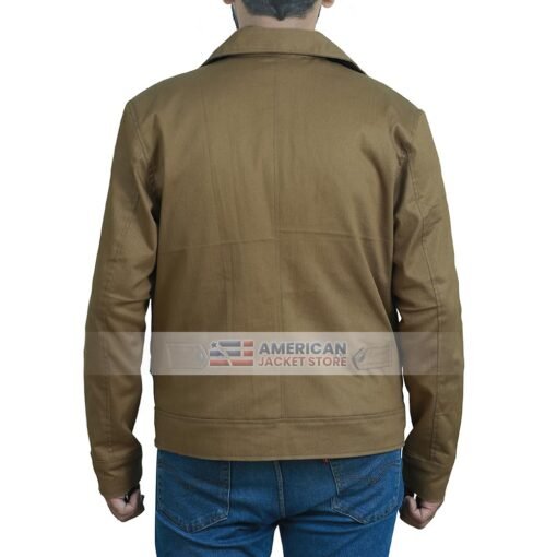 Men's Brown Cotton Jacket