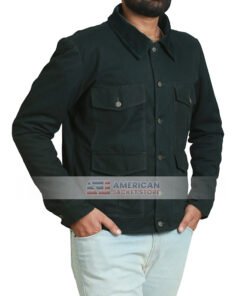 Men's Black Casual Jacket