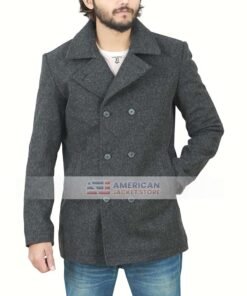Men's Double Breasted Wool Coat
