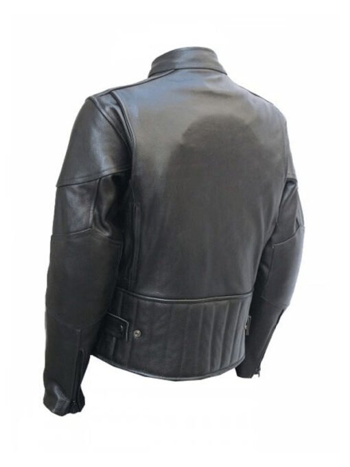 Leather Biker Riding Jacket for Men